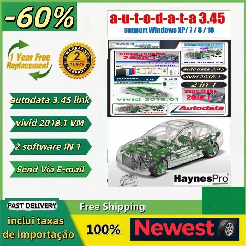 2026 Auto repair software Vivid Workshop 2018 or autodata 3.45 DATA Europe Automotive Diagnostic tools haynes pro French thumbnail 6