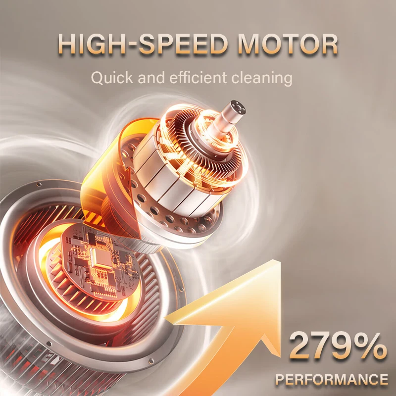 CENRR Car Vacuum Cleaner 895000PA Cordless Powerful Wireless Cleaner Cleaning Machine HandHeld Portable Vacuum Cleaner fo Car thumbnail 3
