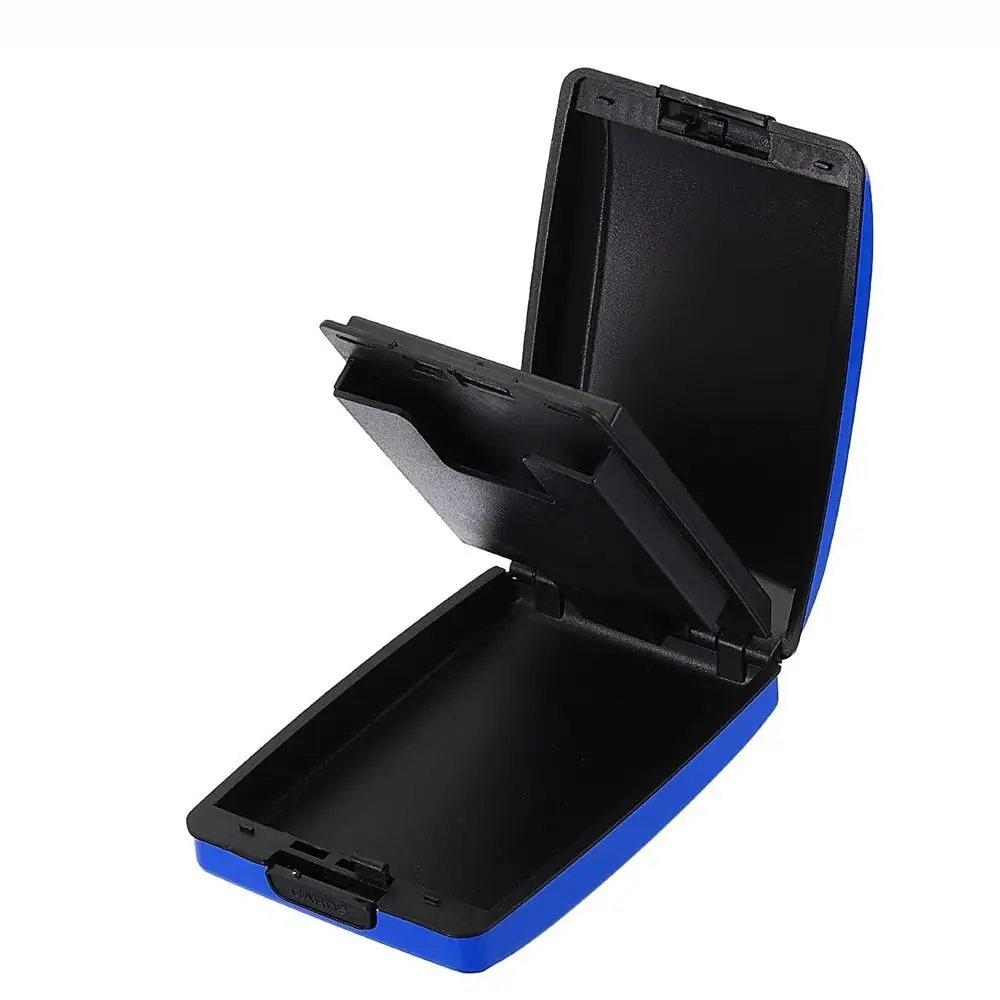 Coin Purse Large Capacity Credit Cards Holder Anti-Theft Card Case RFID Blocking Wallet Dust-proof Hard Case Passport Wallet Men thumbnail 4