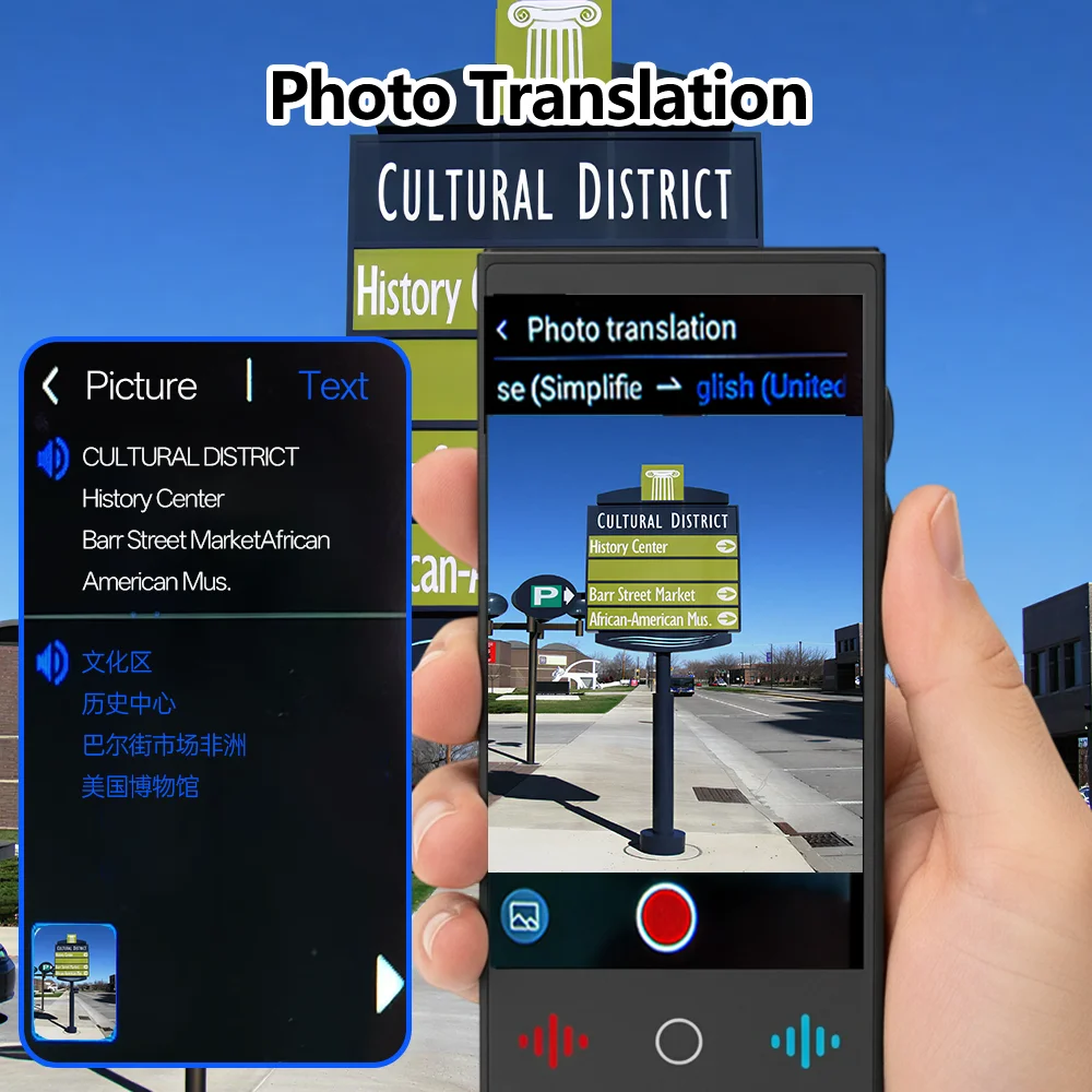 2026 New AI Travel Translator T26 ChatGPT 160 Languages Professional Business Voice Translation Real-time for Corporate Trip thumbnail 6