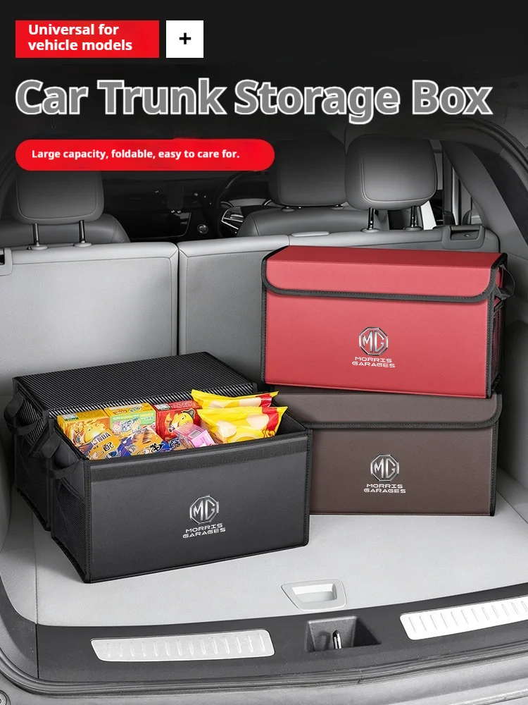 For MG MG3 3SW MG4 MG5 MG6 MG7 HS ZS EV ZR EHS EZS GS GT Car Trunk Foldable Storage Box Large-Capacity Stowing Tidying Bag thumbnail 2