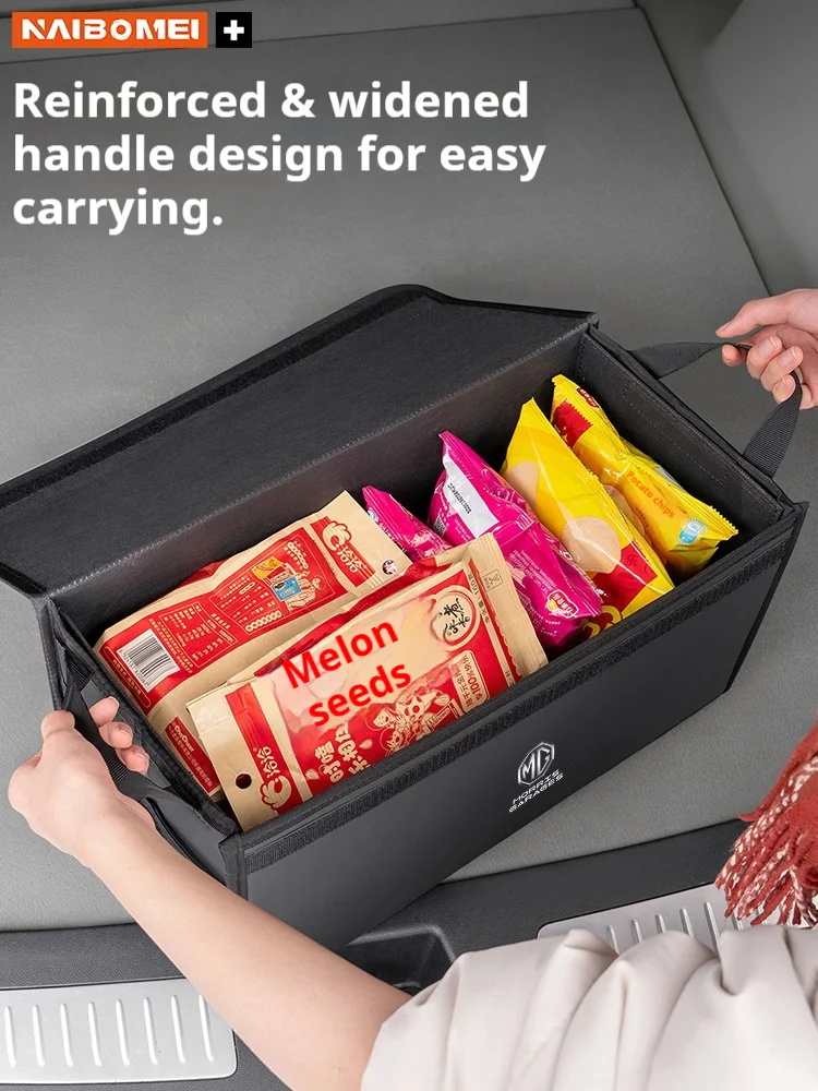For MG MG3 3SW MG4 MG5 MG6 MG7 HS ZS EV ZR EHS EZS GS GT Car Trunk Foldable Storage Box Large-Capacity Stowing Tidying Bag thumbnail 5