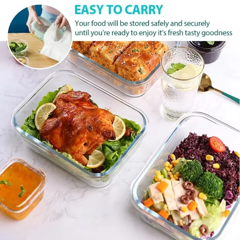 Fresh box portable student microwave heating special food container lunch box thumbnail 5