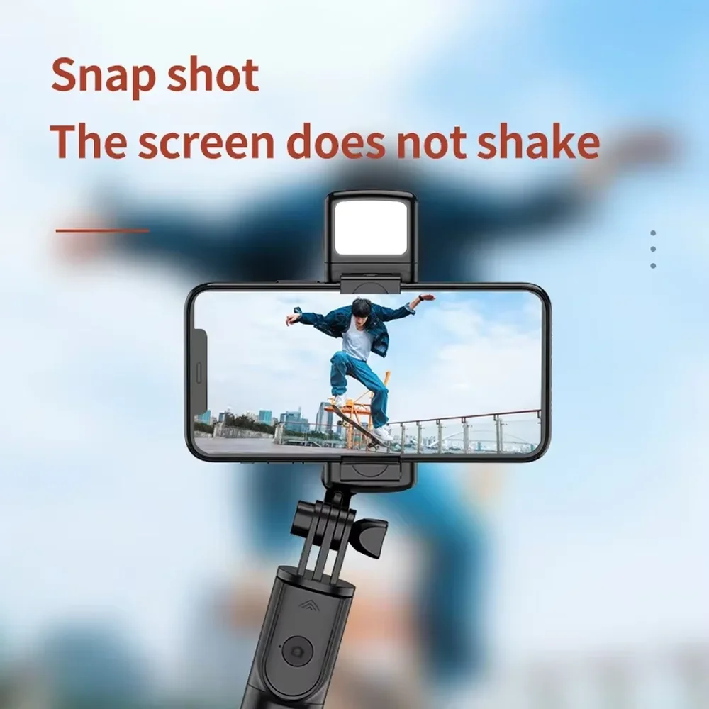 Phone Selfie Stick Tripod Bluetooth Remote Wireless Selfi Stick Phone Holder With Beauty LED Fill Light For Phone Live Streaming thumbnail 4
