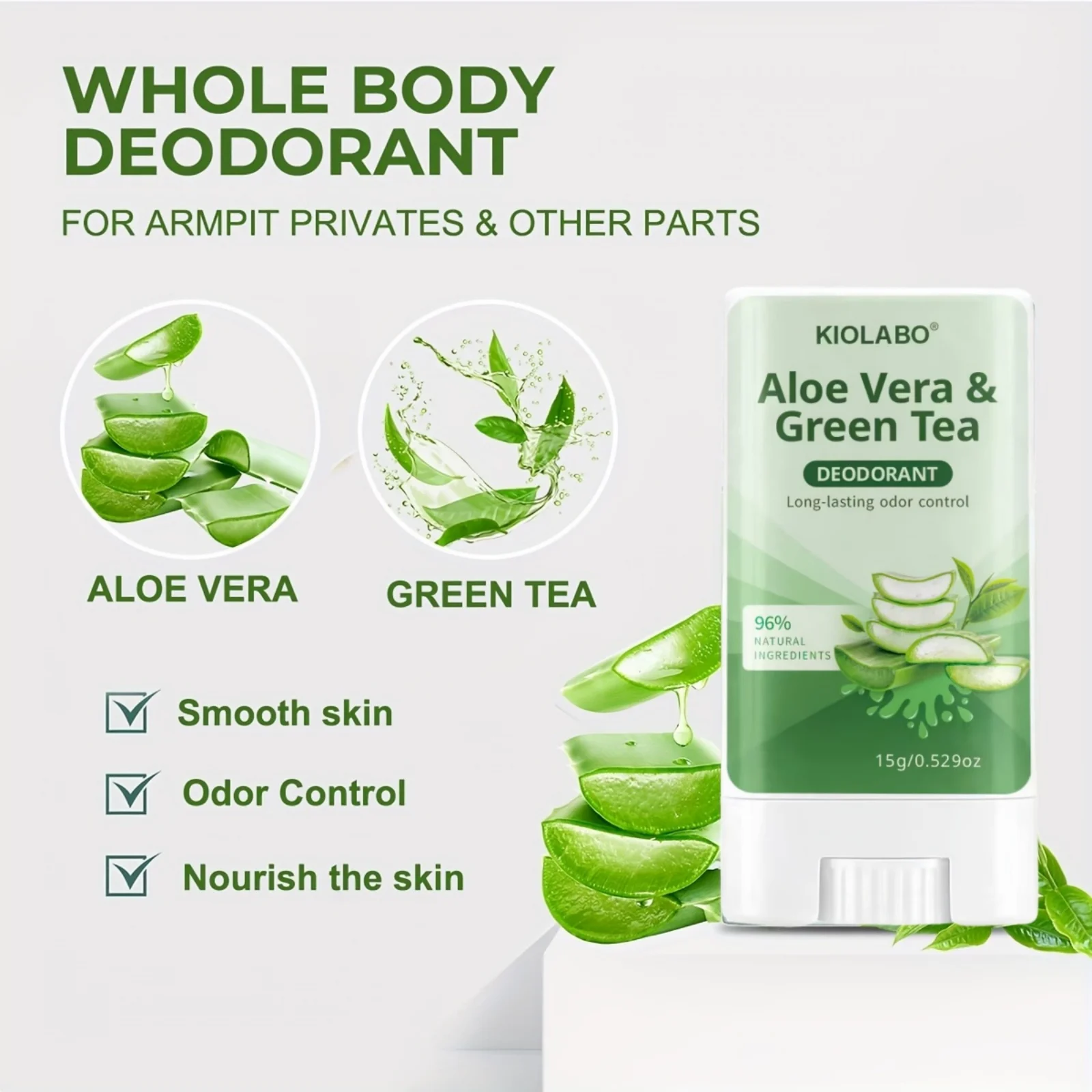 72 hour long-lasting deodorizing, 15g deodorizing and antiperspirant cream, keeps you fresh and dry all day long thumbnail 4