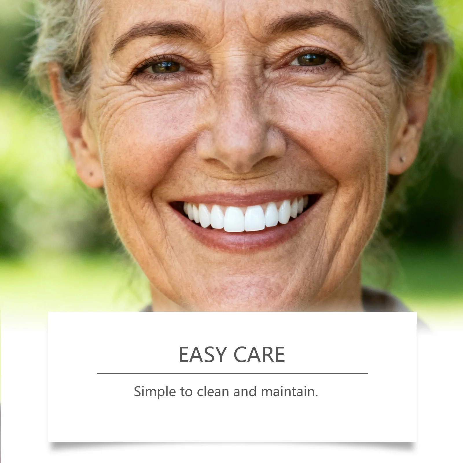 Dentures Full Set Natural Upper Lower Braces Silicone Denture Set for Men Women Instant Confident Fake Tooth Oral Hygiene Care thumbnail 4