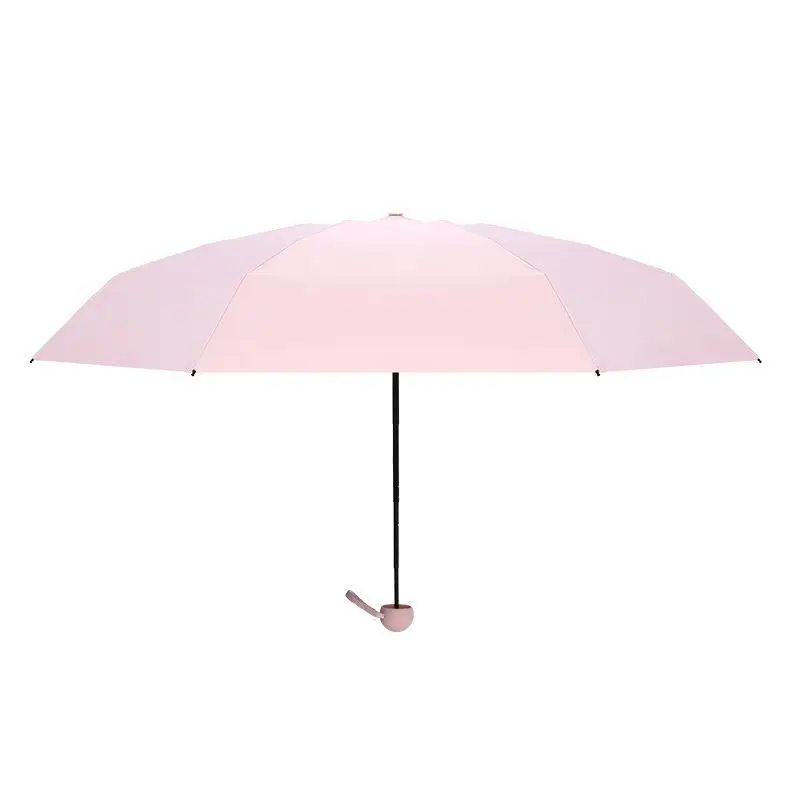Compact Travel Mini Umbrella Uv Protection Umbrella 5 Fold Ultra Lightweight Sunshade Umbrellas Protable Manual thumbnail 3
