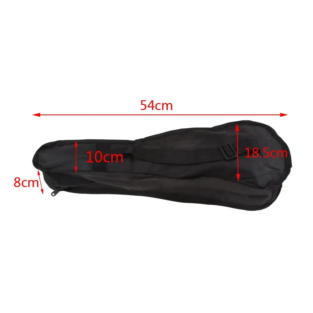 Tooyful 21/23/26 Inch Ukulele Guitar Waterproof Case Cotton Padded Large Capacity Carrying Bag thumbnail 6