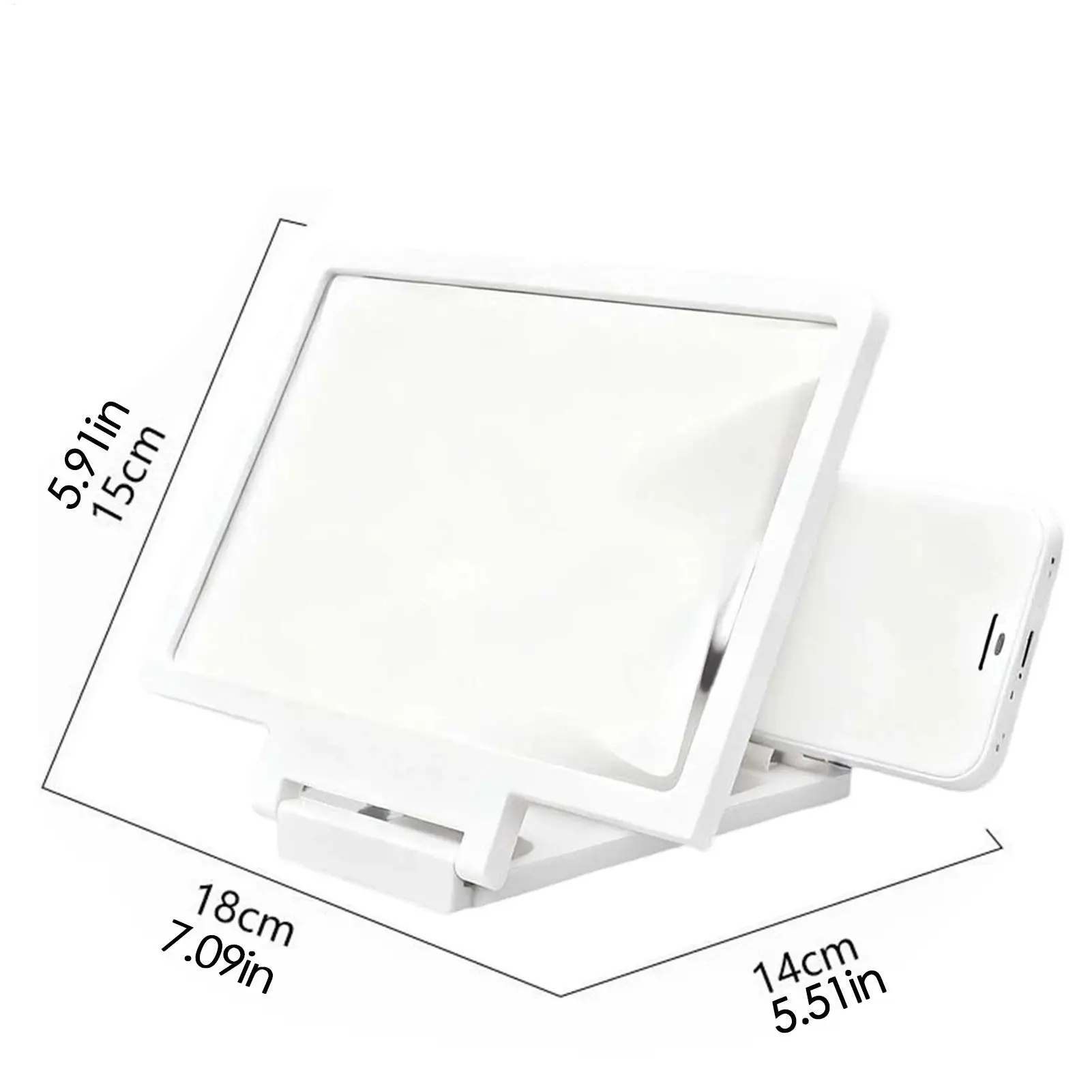 Mobile Phone Screen Magnifier HD Magnifying Lightweight Tool Portable Phone Screen Magnifier for Daily Reading Learning Movie thumbnail 6