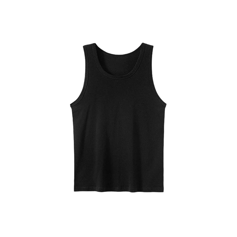 1/3 Pack Four Seasons Men's Cotton Joker Vest Teenagers Simple Fit Sports Fitness T-shirt Middle-aged Casual Sleeveless Shirt thumbnail 4