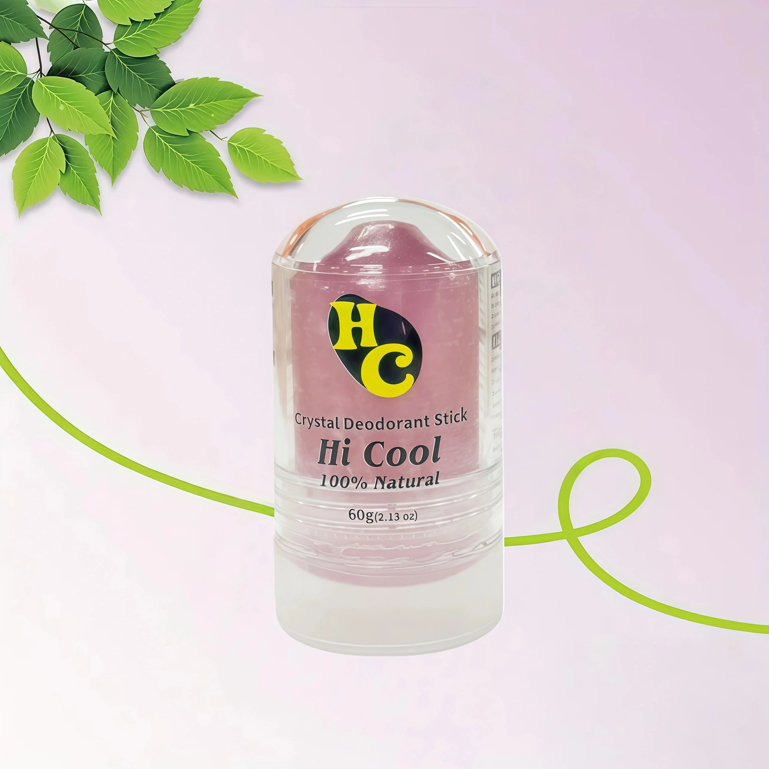 60g Natural Alum Crystal Deodorant Stick for Women & Men – Potassium Alum Stone for Odor Control,Non-Sticky Mineral Rock Design thumbnail 6