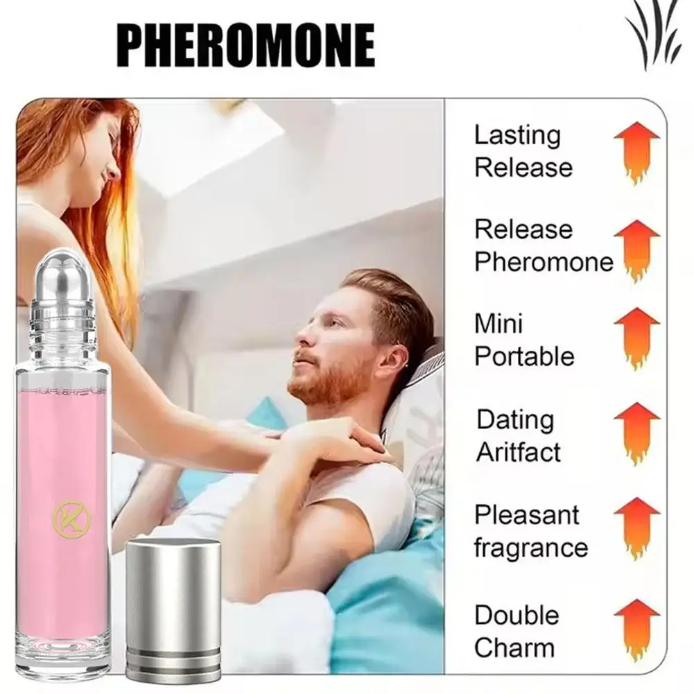 10ml Unisex Roll On Eau De Toilette Fresh Natural Fragrance Pheromone Temptation Lasting Dating Mini Portable Ball Body Parfum thumbnail 5