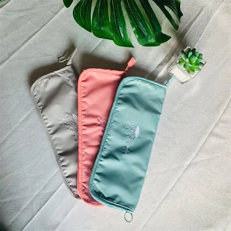 Small Fresh Umbrella Storage Bag Clutch Type Absorbent Folding Umbrella Bag Go Out Portable Waterproof Storage Bag thumbnail 4