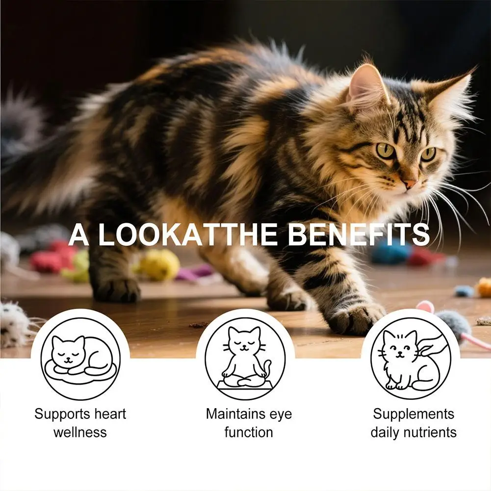 200g High Purity Taurine Powder for Cats Heart Health Vision Immune Support Easy Mix Food Additive Free Safe for All Ages thumbnail 5