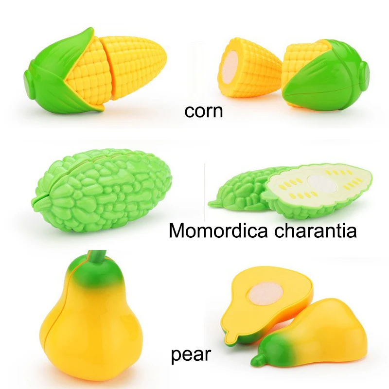 Fun vegetable cutting food, fruit and vegetable toys, play house sets, early basic skilldevelopment, as holiday gifts thumbnail 5