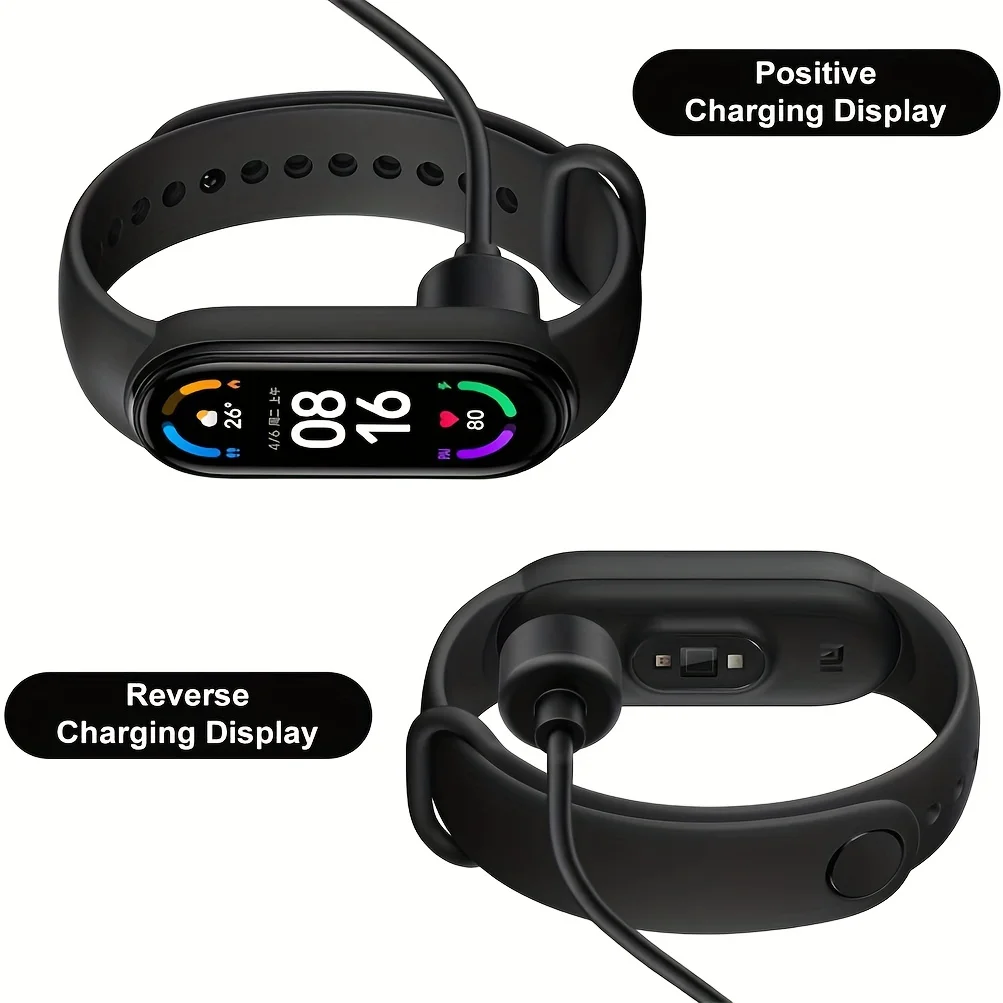 2Pcs USB Charger Cable For Xiaomi Mi Band 5 6 7 Charging Dock For Xiaomi MiBand 6 Wired Charger Smart Watch Accessory thumbnail 3