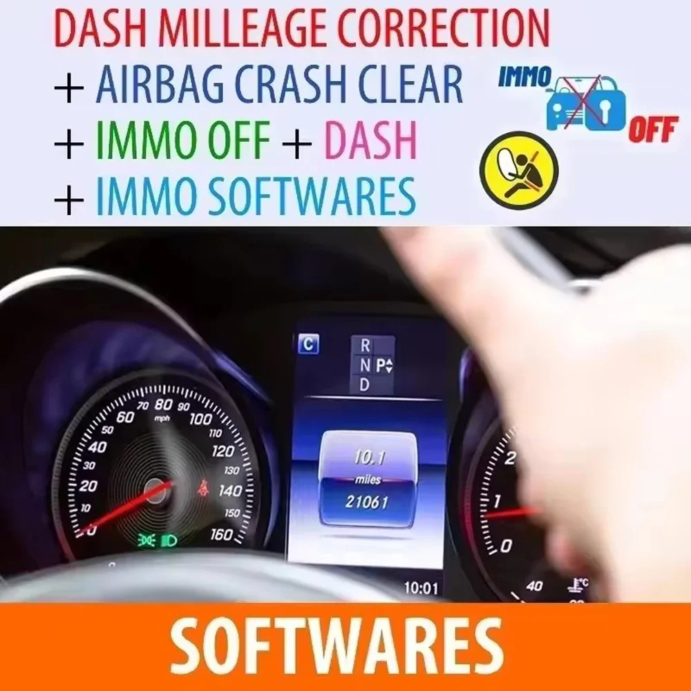32GB Full Software Pack Mileage Correction Airbag Crash Clear IMMO off Dash & IMMO Car Diagnostic Tools thumbnail 3