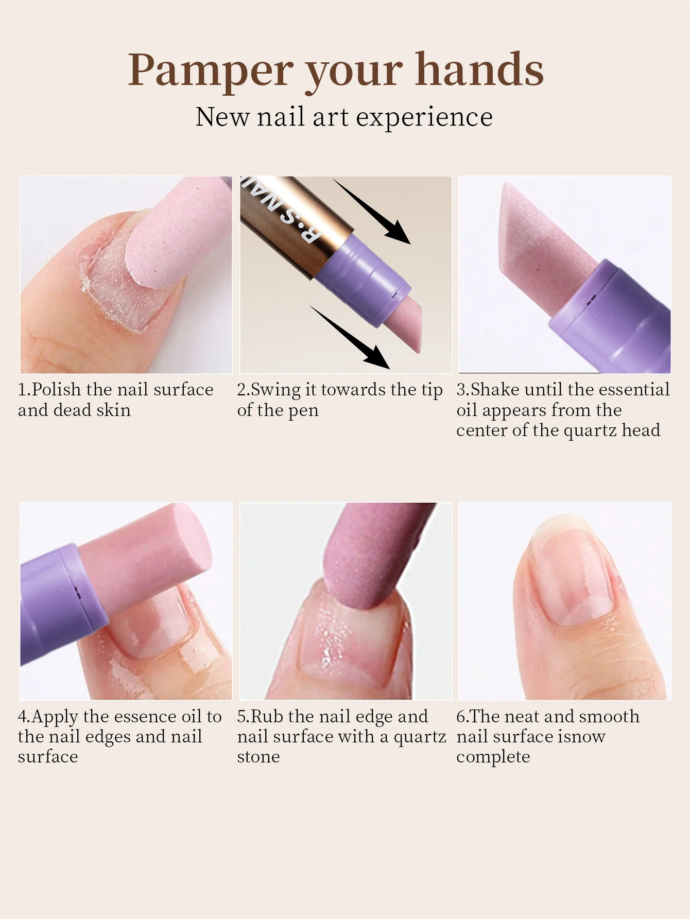1/2PCS 3-In-1 Cuticle Oil Pen Nail Art Essence Pen Nail Cuticle Remover Pen Dry & Damaged Nails Nourishing Moisturize Nails Care thumbnail 5
