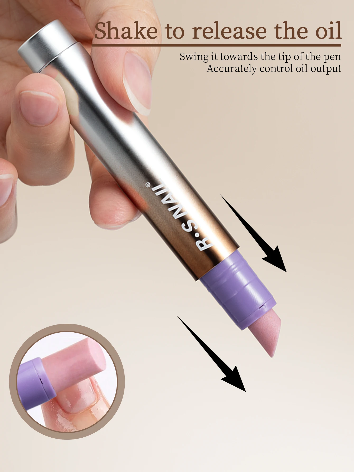 1/2PCS 3-In-1 Cuticle Oil Pen Nail Art Essence Pen Nail Cuticle Remover Pen Dry & Damaged Nails Nourishing Moisturize Nails Care thumbnail 4