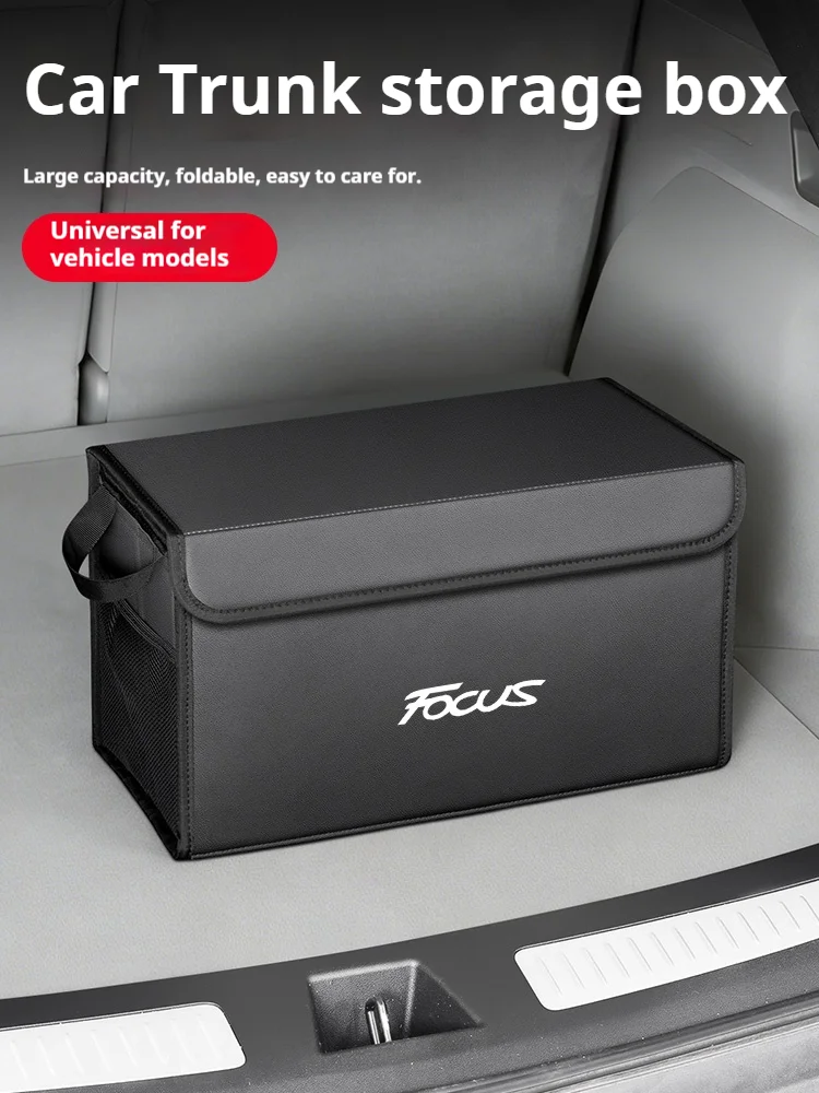 Car Trunk Foldable Storage Box Multi-Purpose Storage Organizer Bag Large-Capacity Stowing Tidying Bag For Ford Focus