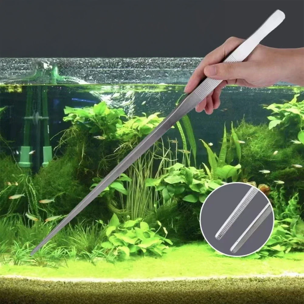 Stainless Steel Fish Tank Plants Tools Aquarium Cleaning Tools Scissors Tweezers Wave Scissors Pet Aquarium Supplies Accessories thumbnail 4