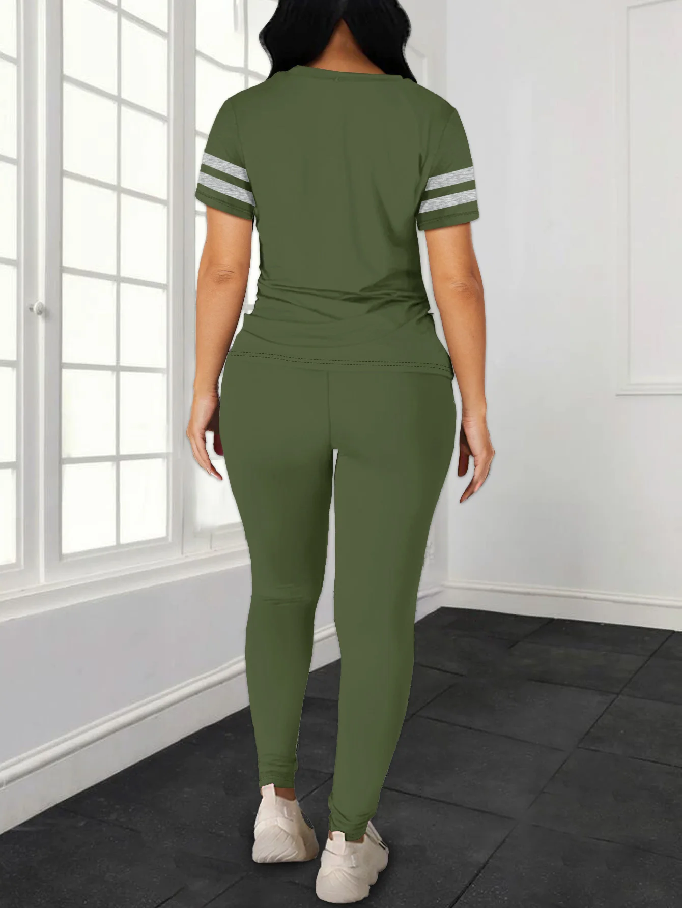 Women's Summer Casual  Set Fashionable Comfortable Ensemble Ladies Clothing Outfit thumbnail 2