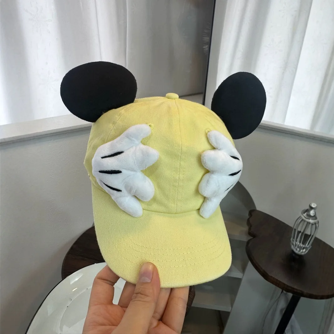 Disney Mickey Mouse Big Ears Shape Hug Anime Figure Baseball Cap Dress Up Cotton Polyester Kids Cartoon Peaked Cap Birthday Gift thumbnail 6