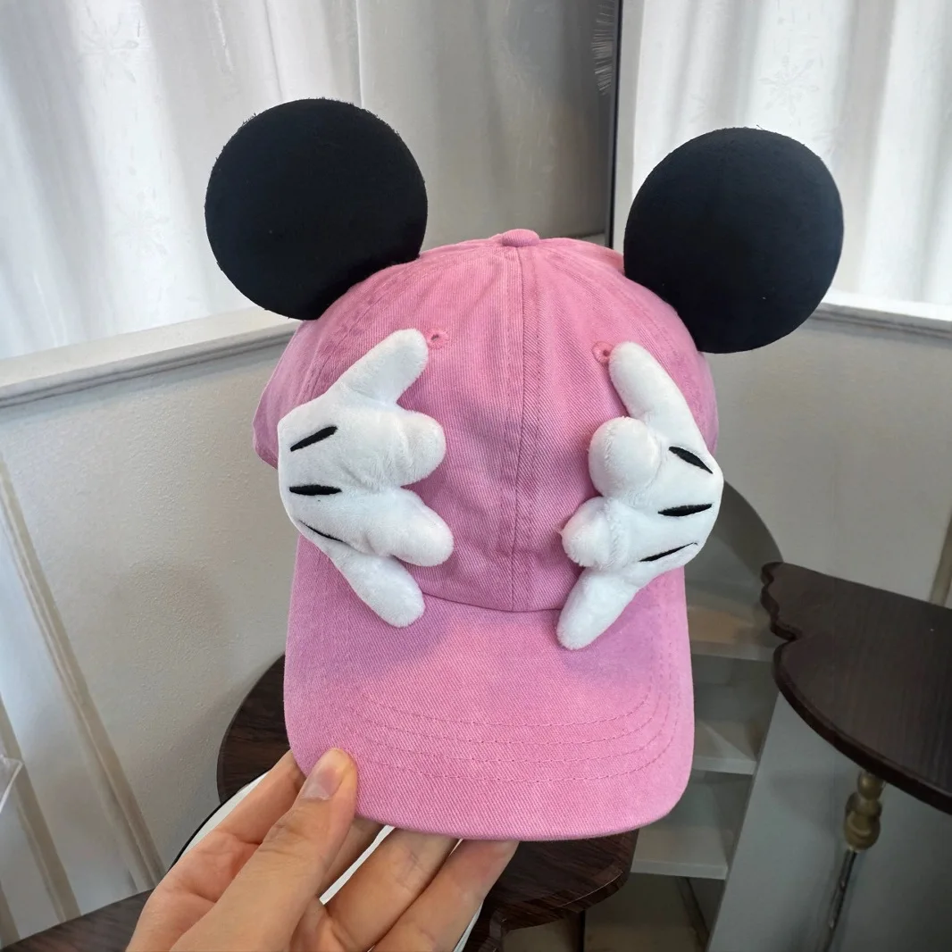 Disney Mickey Mouse Big Ears Shape Hug Anime Figure Baseball Cap Dress Up Cotton Polyester Kids Cartoon Peaked Cap Birthday Gift thumbnail 5