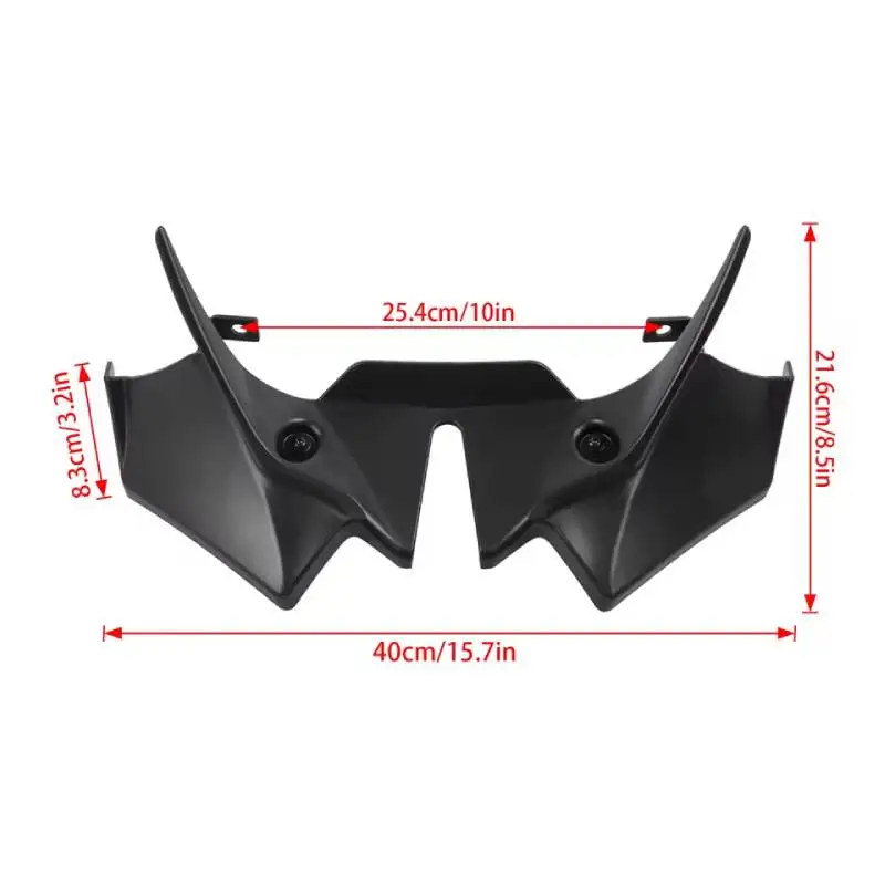 For Kawasaki Z 650 2020-2024 2023 Motorcycle Z650 Front Spoiler Winglet Aerodynamic Wing Deflector Kit Naked Downforce Spoilers thumbnail 6