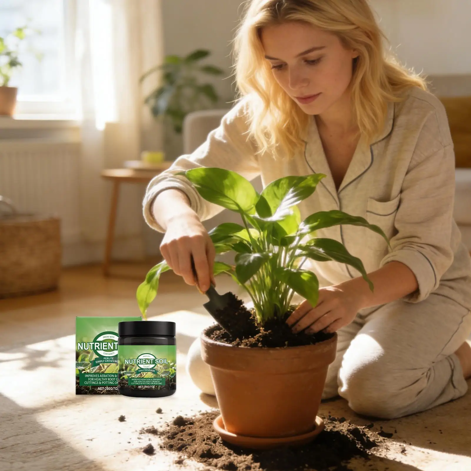 Soil Activator Soil Conditioner Plant Fertilizer Soil Amendments Effectively Improving Soil Structure Promoting Plant Growth thumbnail 5