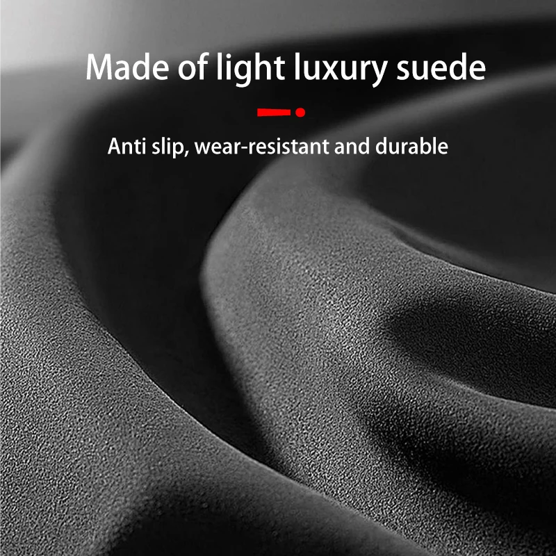 For Tesla Model 3/Y Highland Juniper Steering Wheel Cover Suede Sport Steering Wheel Cover All Season Universal Car Accessories thumbnail 2
