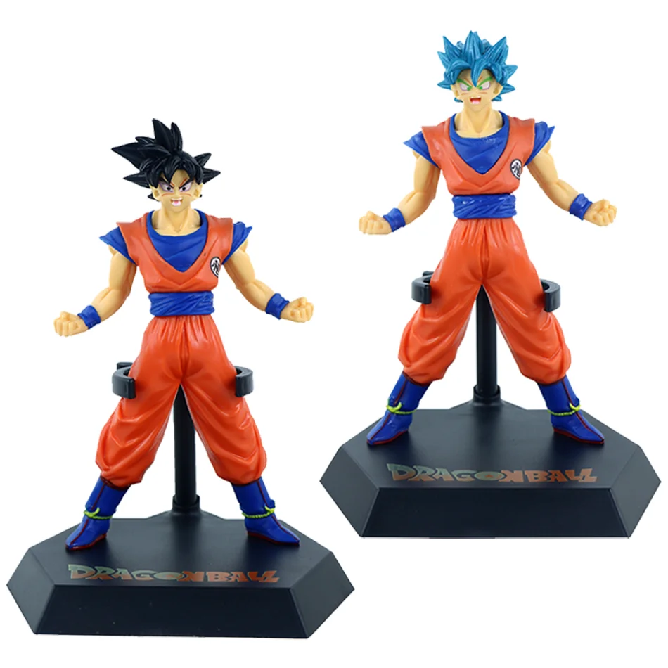 Anime Dragon Ball Z 18-20CM Super Saiyan Son Goku Broly Vegeta Anime Action Figure Model Gifts Collectible Figurines for Kids thumbnail 4
