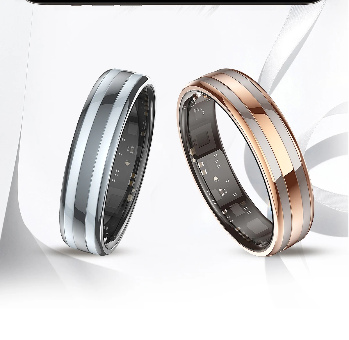 Gesture Sensing Smart Ring Health Monitor Smart Ring Outdoor Waterproof Ring Real HRV Monitor Heart Rate Blood Oxygen Sport Ring thumbnail 4