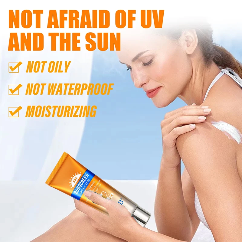 Sunscreen Spf 50+ Whitening Sun Cream for Face Body Oil-control Bleaching Face Moisturizer Sunblock Skin Protective Cream thumbnail 2
