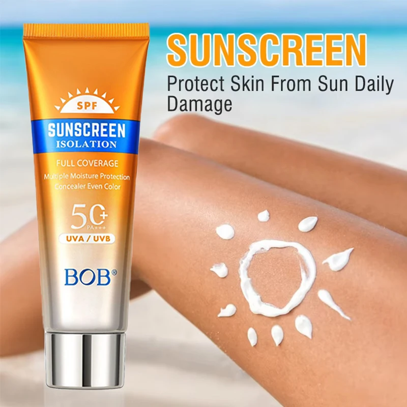 Sunscreen Spf 50+ Whitening Sun Cream for Face Body Oil-control Bleaching Face Moisturizer Sunblock Skin Protective Cream