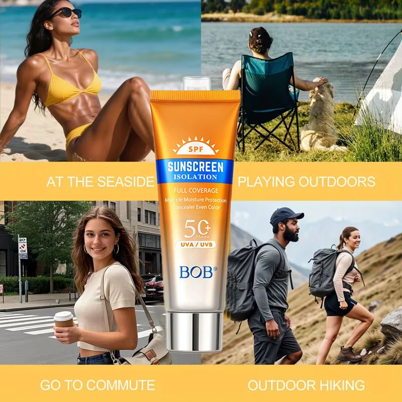 Sunscreen Spf 50+ Whitening Sun Cream for Face Body Oil-control Bleaching Face Moisturizer Sunblock Skin Protective Cream thumbnail 6