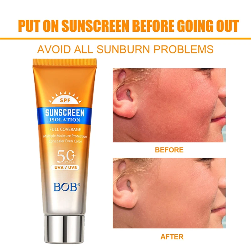 Sunscreen Spf 50+ Whitening Sun Cream for Face Body Oil-control Bleaching Face Moisturizer Sunblock Skin Protective Cream thumbnail 5