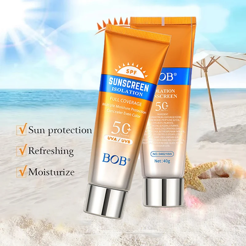 Sunscreen Spf 50+ Whitening Sun Cream for Face Body Oil-control Bleaching Face Moisturizer Sunblock Skin Protective Cream thumbnail 4
