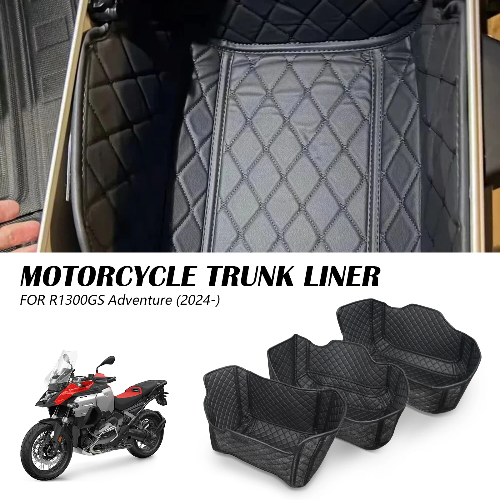 R1300GS Adventure Rear Luggage Top Box Side Case Inner Container Bag Cover Saddlebag For R 1300 GSA R1300 GS ADV 2024 2025 2026 thumbnail 6