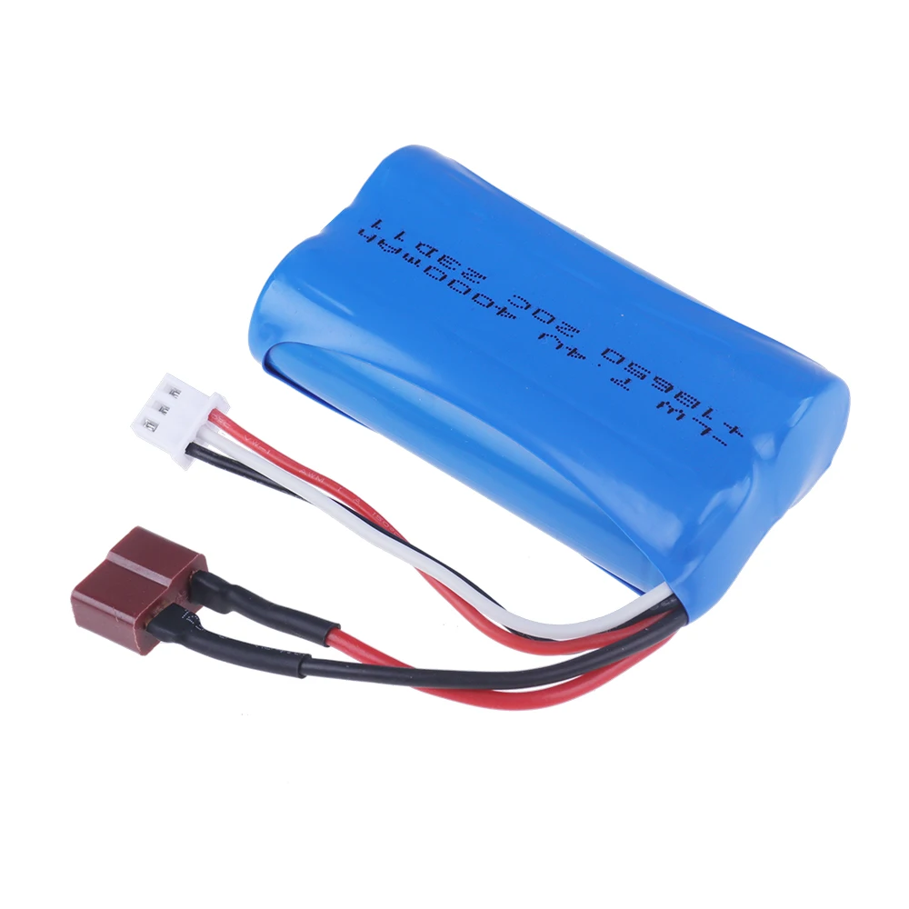 2S 7.4V 4000mAh 18650 Li-ion Battery for 144001 12428 12423 SCY-16101 SCY-16102 SCY-16103 SCY-16201 SCY-16301 RC Car Truck thumbnail 3
