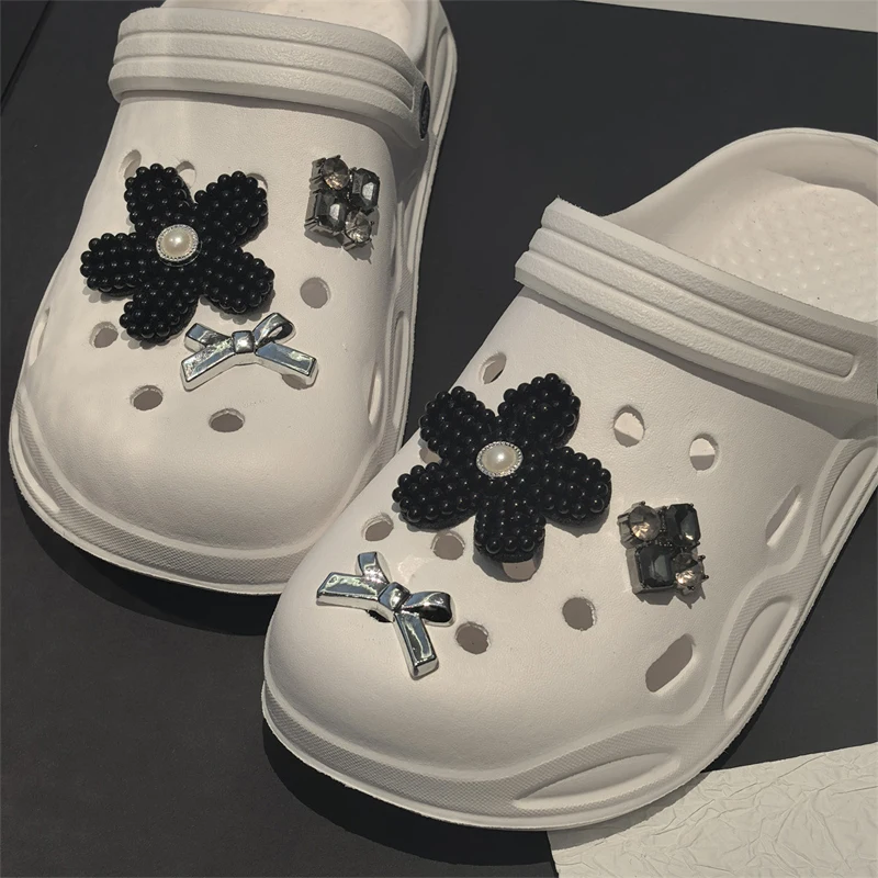 Colorful flowers Shoe Charms Set DIY Sunflower Shoe Decoration Fashionable Detachable Shoe Buckles 1Set thumbnail 3
