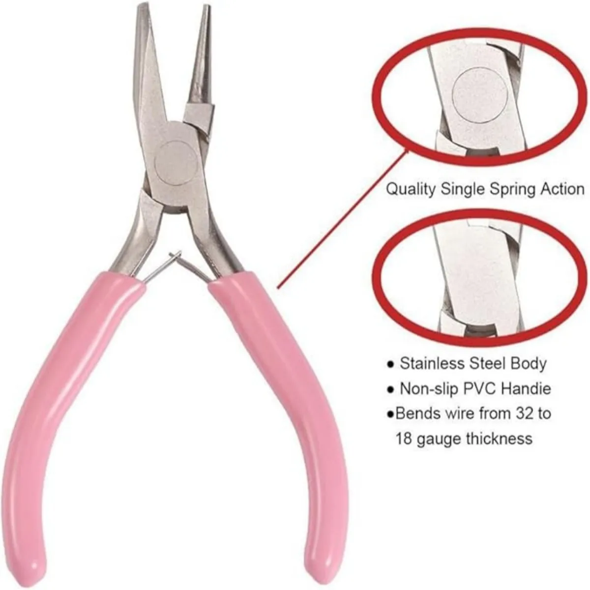Professional Jewelry Pliers Beading Pliers Jewelry Repair Pliers Wire Wrapping Tool Craft Supplies for Jewelry Making thumbnail 4