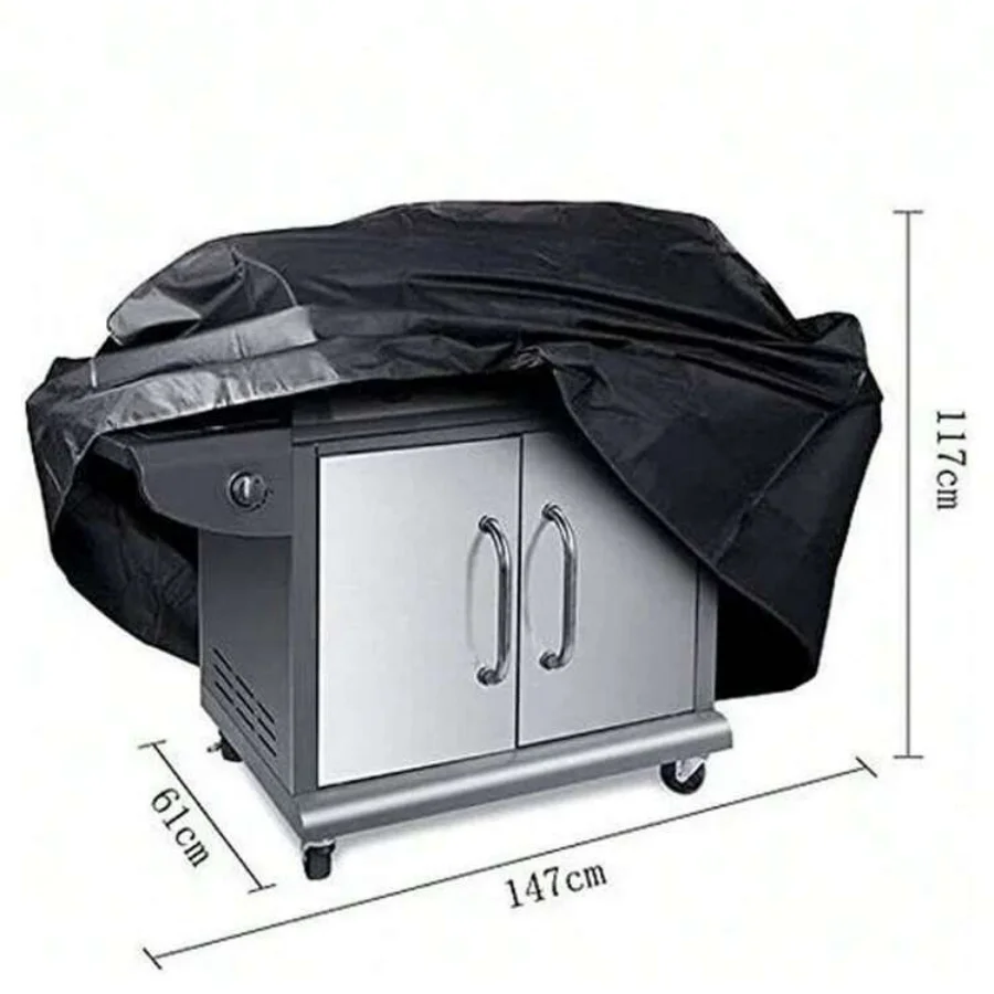 210D Oxford Fabric BBQ Cover Waterproof Outdoor Grill Protector Dustproof thumbnail 5