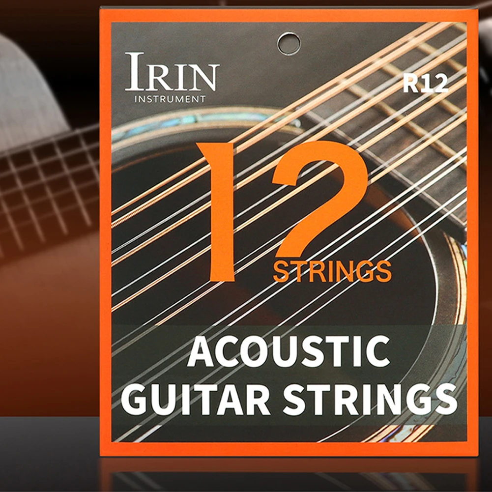 12-String Guitar Strings Classical Guitar Strings with PU Coating Phosphor Bronze Guitar Strings Folk Guitar Strings for Guitar thumbnail 2