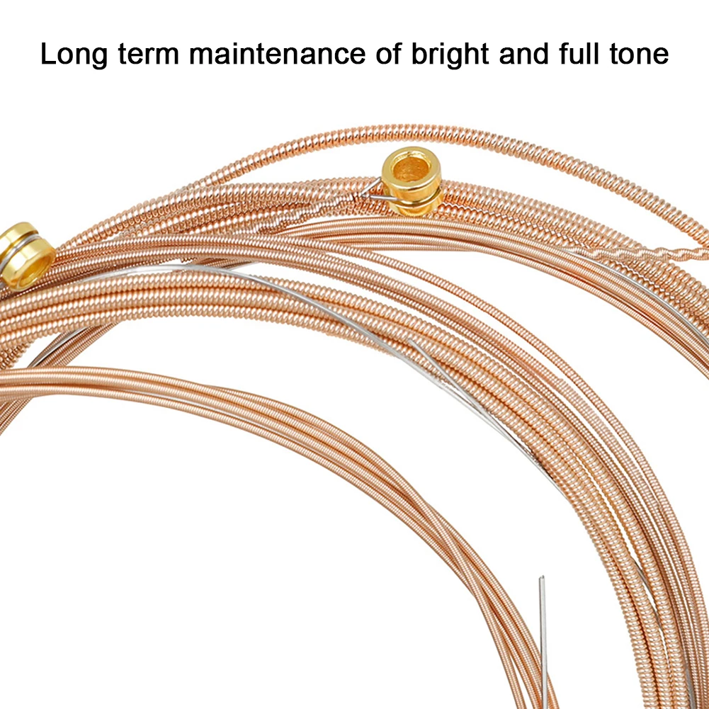 12-String Guitar Strings Classical Guitar Strings with PU Coating Phosphor Bronze Guitar Strings Folk Guitar Strings for Guitar thumbnail 5
