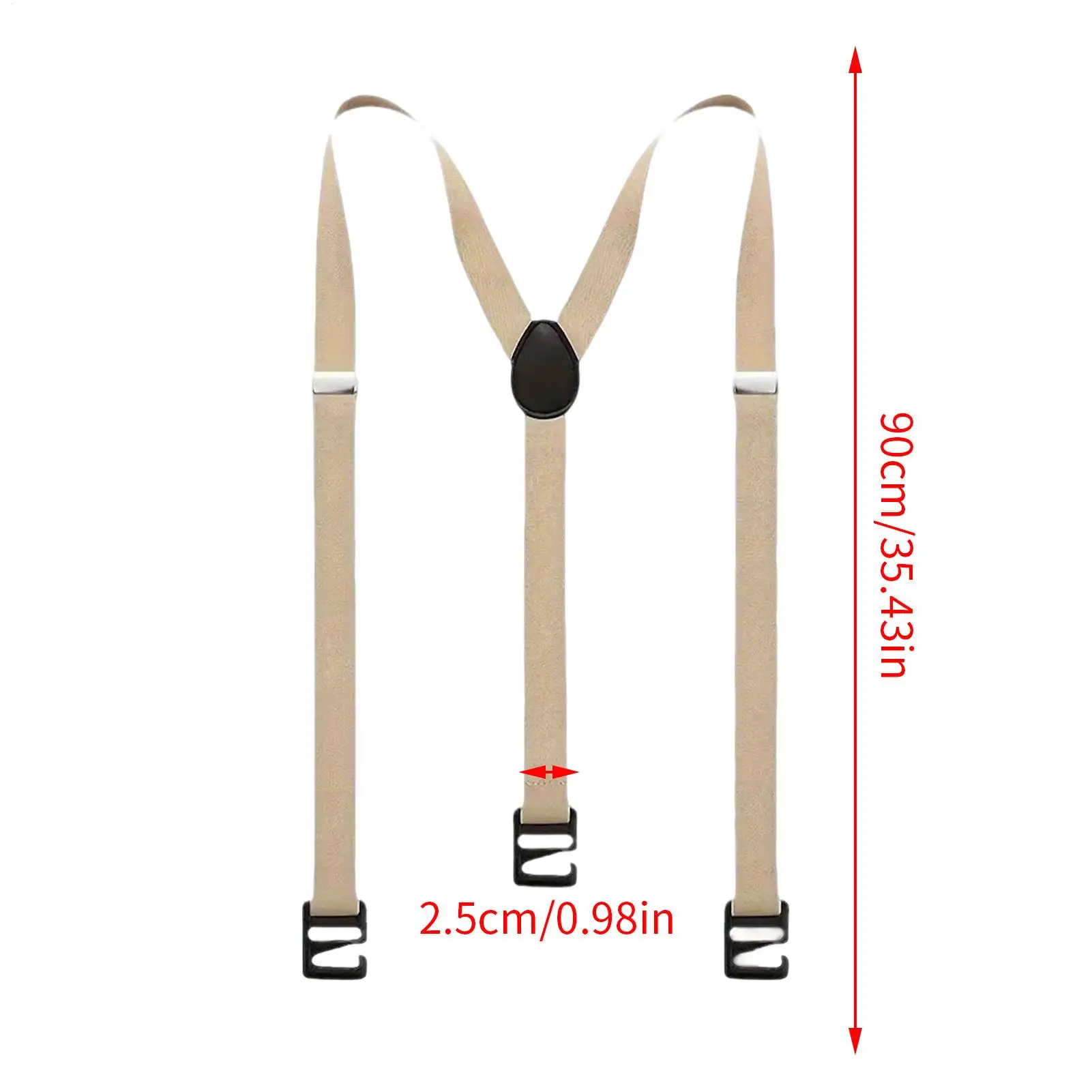 Premium Suspenders Clip-on Y-Back Elastic Belt for Snowboarding Climbing Trekking Men's Winter Gear Fashion Accessories thumbnail 6