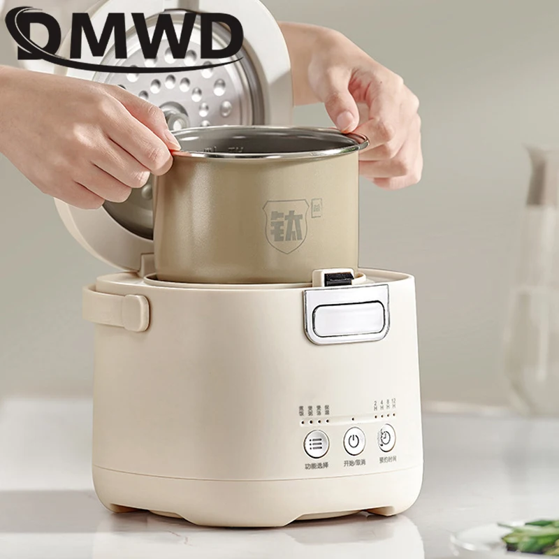 1.2L Electric Rice Cooker Automatic insulation Home Smart Fast Cooking Rice Cooker Mini Multifunctional Pressure Boiling Pot thumbnail 5