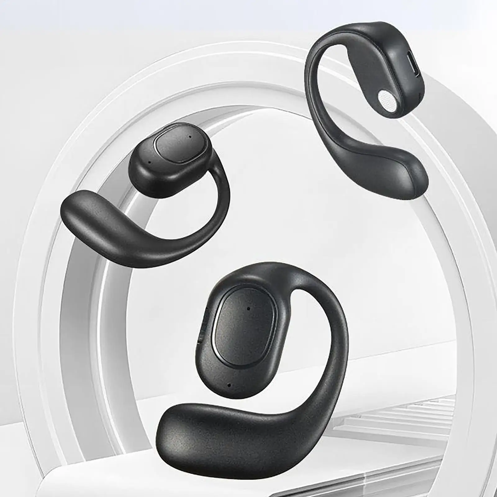 Wireless Over Ear Earbud Open-Ear Headphone with Water Resistance Long-Lasting Battery Earphone  for Running Cycling Driving thumbnail 2