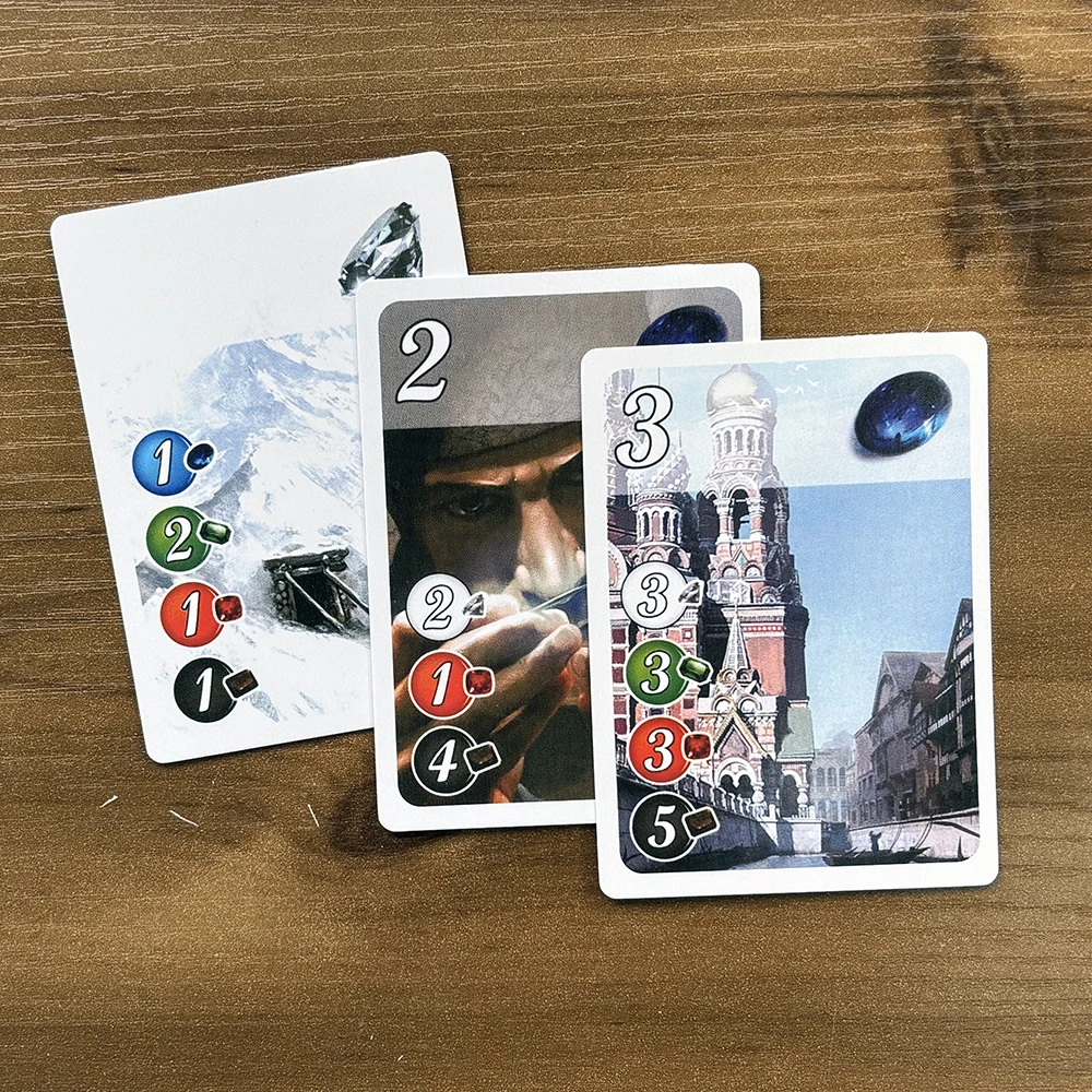 Investment&Gem Trading Strategy Board Game for Family 2-4 Players Economic Card Game English Spanish Version Party Tabletop Game thumbnail 3