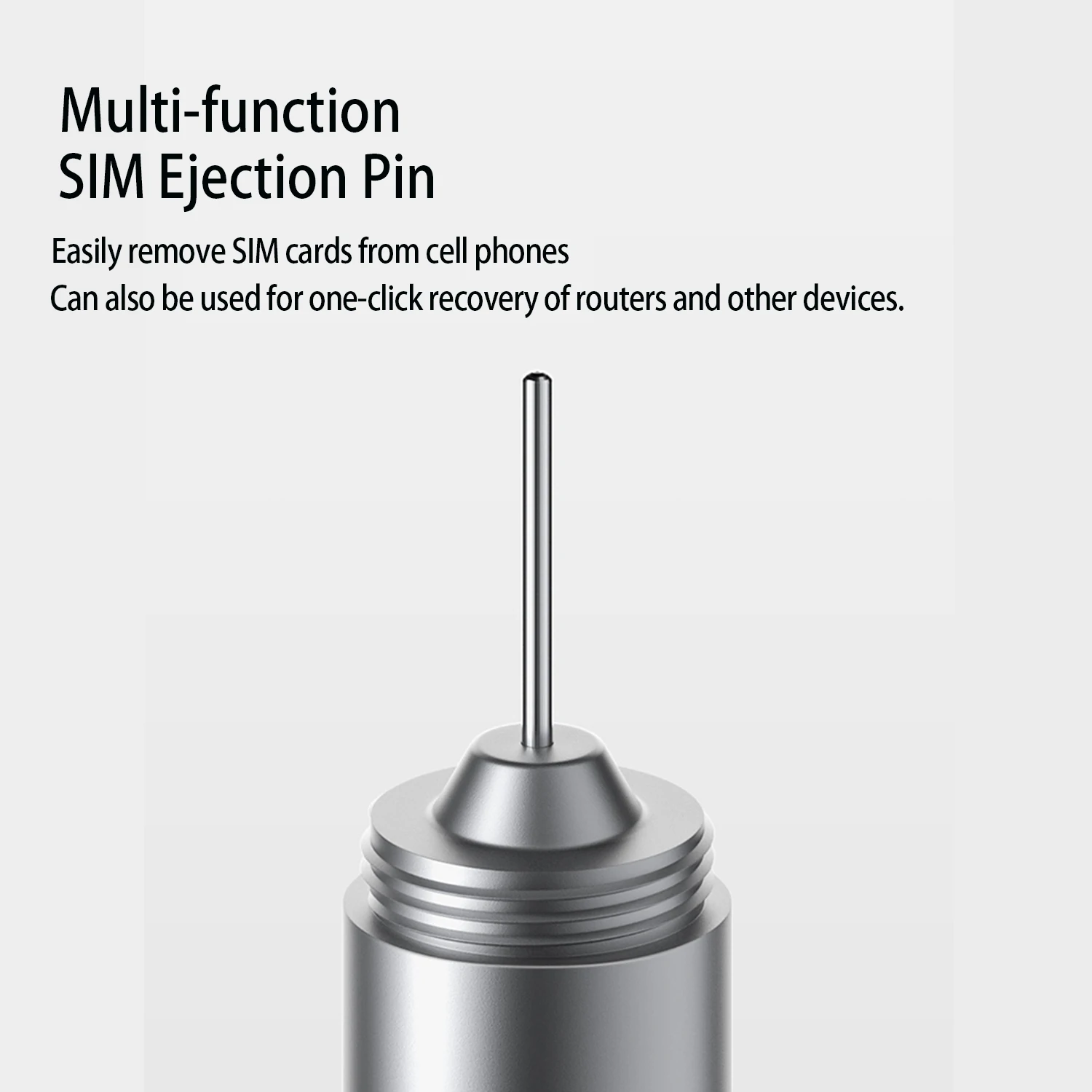 SIM Card Tray Removal Tool with Cleaning Brush, 2 in 1 Portable Keychain Eject Pins Reset Needle & Cleaning Pen for cell phone. thumbnail 4